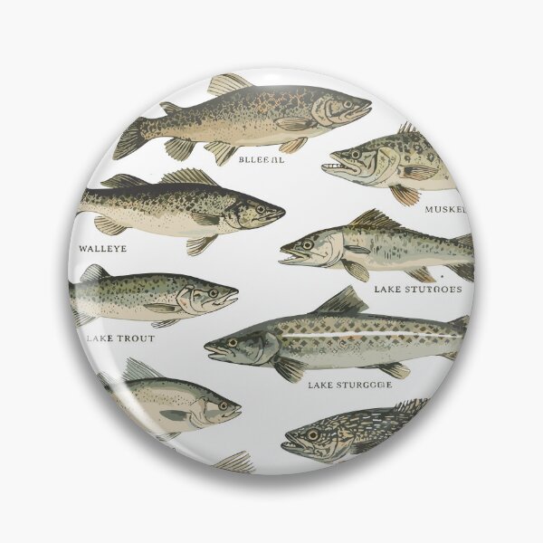 Item preview, Michigan Freshwater Fish Guide designed and sold by Matinez Pink.