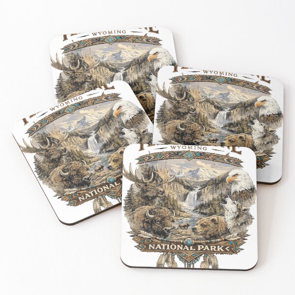 Item preview, Yellowstone National Park Wildlife T-Shirt designed and sold by Matinez Pink.
