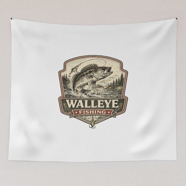 Item preview, Walleye Fishing T-Shirt designed and sold by Matinez Pink.