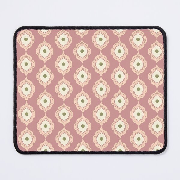 Item preview, Vintage Pink Moroccan Olive Dot Pattern designed and sold by Sam Heaney Design.