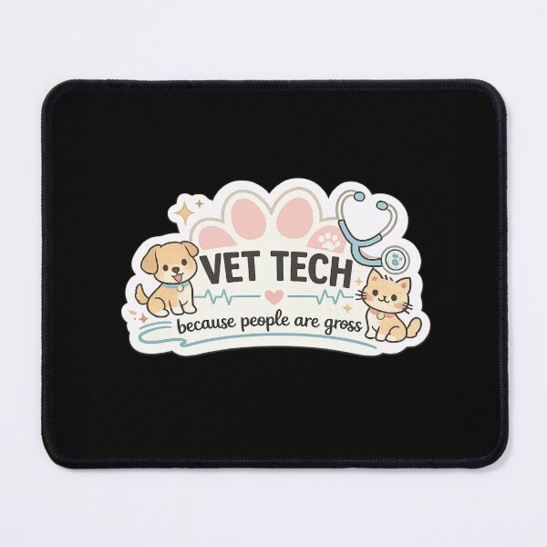 Item preview, Cute Vet Tech Because People Are Gross Veterinary designed and sold by AMICO77.