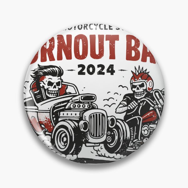 Item preview, Burnout Bash 2024 Detroit Hot Rod Rally designed and sold by Matinez Pink.