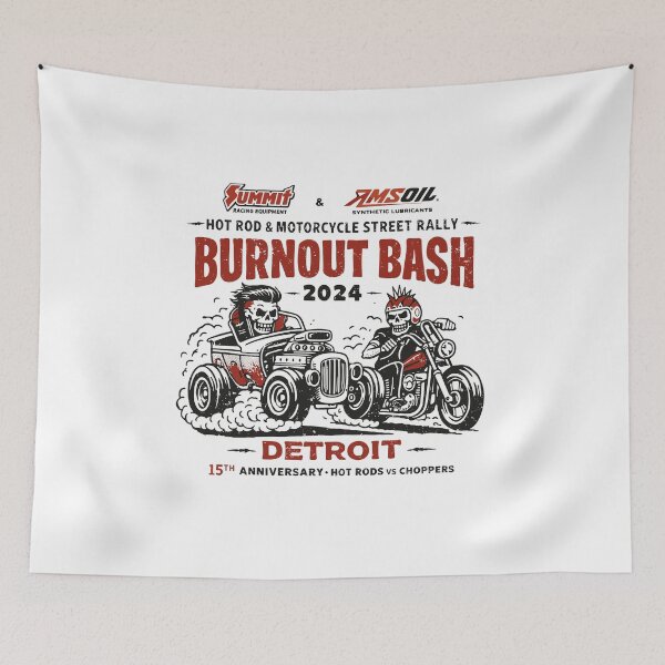 Item preview, Burnout Bash 2024 Detroit Hot Rod Rally designed and sold by Matinez Pink.