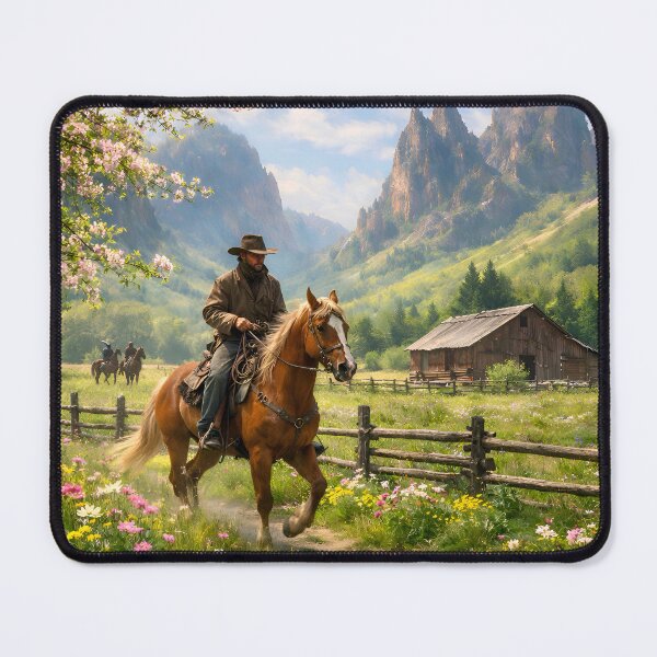 Item preview, Morning Ride in the Spring designed and sold by TinCatOutPost.
