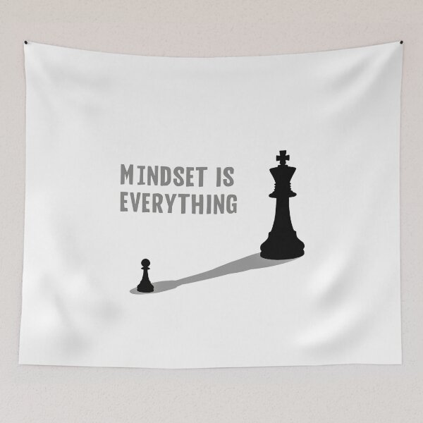 Item preview, Mindset Is Everything Motivational Sticker Design designed and sold by Kavya Art.