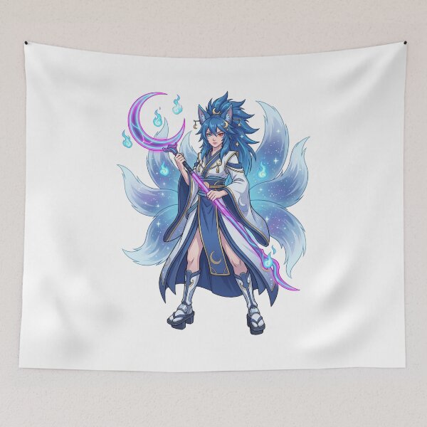 Item preview, Anime Fox Spirit Shrine Maiden designed and sold by pictranoosa.