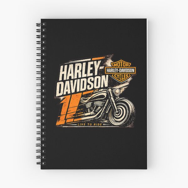 Item preview, Harley Davidson Live to Ride Number 1 — Retro Biker designed and sold by IronRoadCo.