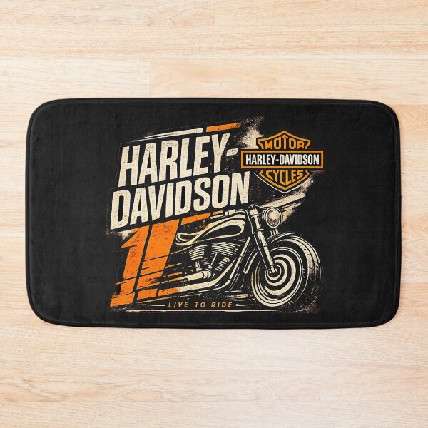 Item preview, Harley Davidson Live to Ride Number 1 — Retro Biker designed and sold by IronRoadCo.