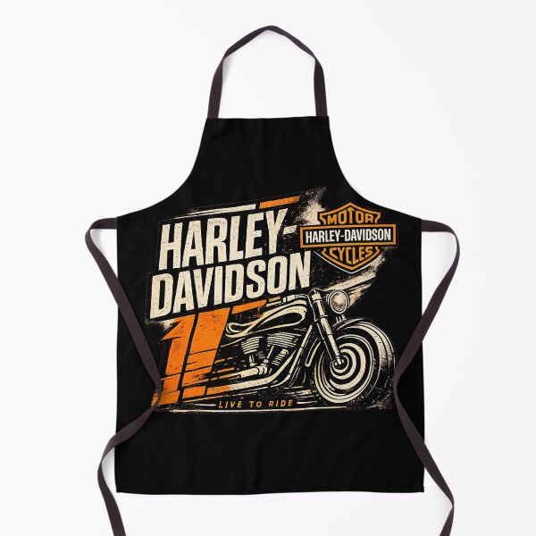 Item preview, Harley Davidson Live to Ride Number 1 — Retro Biker designed and sold by IronRoadCo.