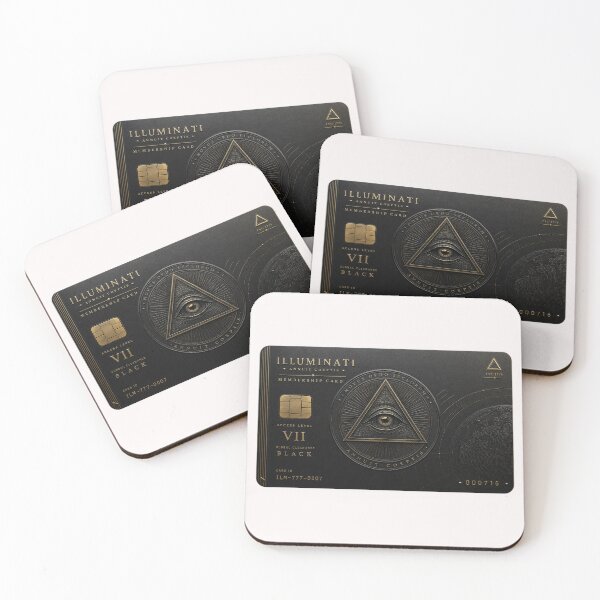 Item preview, Illuminati Black Card Membership – Luxury Secret Society Metal Access Card designed and sold by Extravanganzza.
