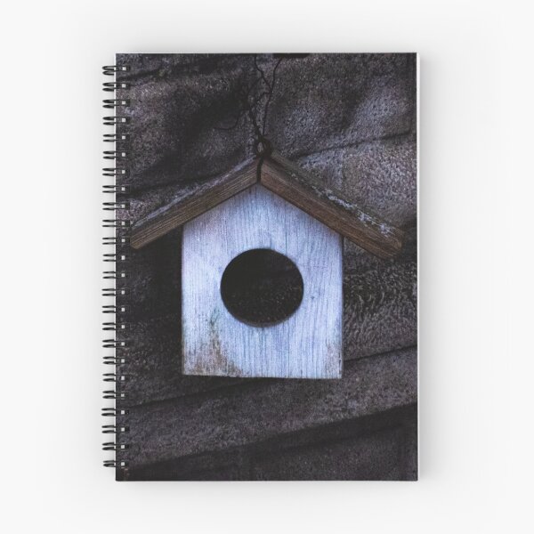 Item preview, Weathered Birdhouse on a Dark Stone Wall designed and sold by LueNoir.