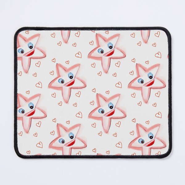 Item preview, Cute little pink smiley starfish and hearts designed and sold by Shukasya-Arts.