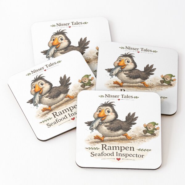 Item preview, Rampen the puffin - Seafood Inspector designed and sold by Nisser Tales.