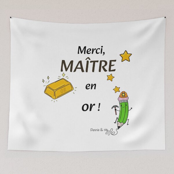 Item preview, Thank you, golden teacher – gift idea for a primary school teacher designed and sold by Pennie & cie.