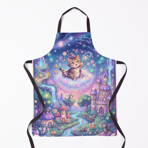 Item preview, Cute Wizard Cat Magical Kingdom Fantasy designed and sold by ArtdesignsA.