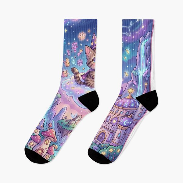 Item preview, Cute Wizard Cat Magical Kingdom Fantasy designed and sold by ArtdesignsA.
