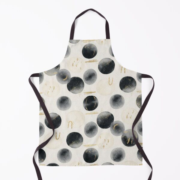 Item preview, Minimalist Luxury Black Watercolor Polka Dot Pattern designed and sold by wissal.studio.