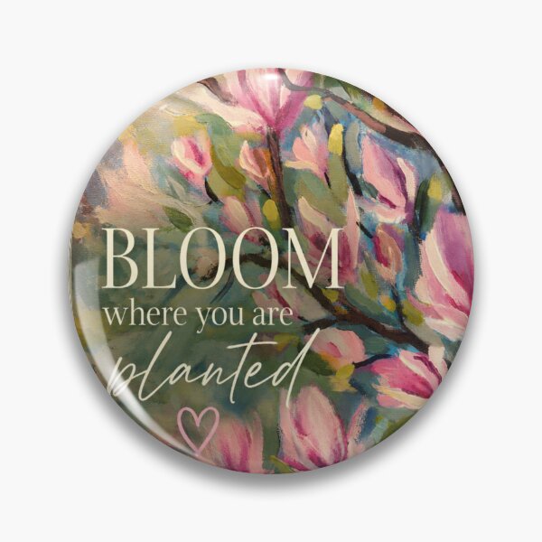 Item preview, Magnolia in Bloom — Impressionist Floral Motivational Art designed and sold by Iail Ioa.