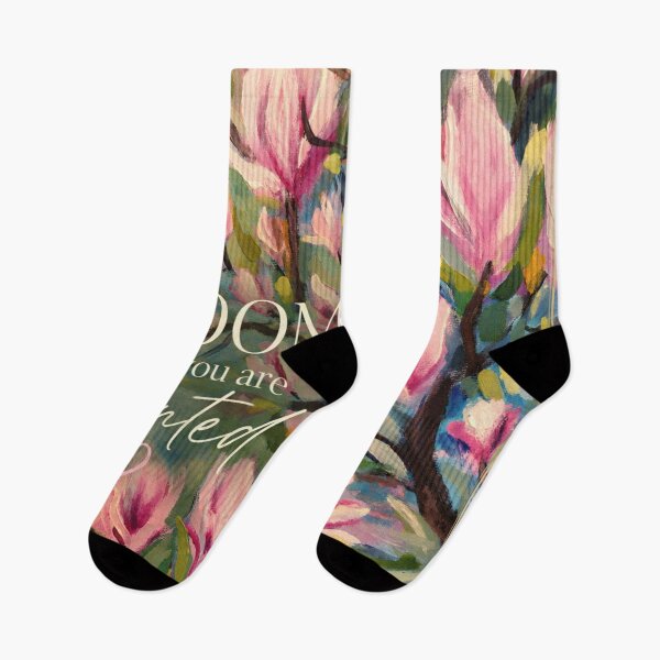 Item preview, Magnolia in Bloom — Impressionist Floral Motivational Art designed and sold by Iail Ioa.