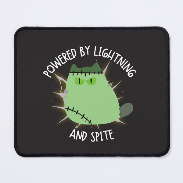 Item preview, Frankenstein Cat Powered by Lightning and Spite designed and sold by SashimiCatDesigns.