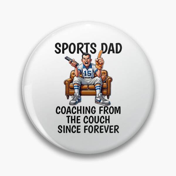 Item preview, Sports Dad Coaching From The Couch Tee Shirt designed and sold by SimpleJoy-SJT.