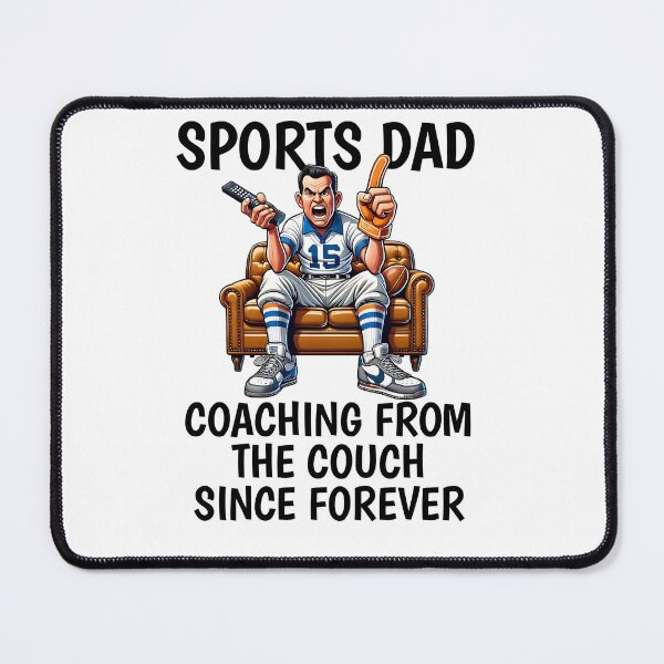 Item preview, Sports Dad Coaching From The Couch Tee Shirt designed and sold by SimpleJoy-SJT.