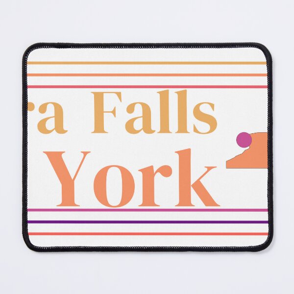 Item preview, Niagara Falls New York City Marked On Map designed and sold by TheIconSmith.