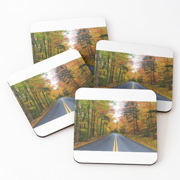 Item preview, Autumn Forest Scenic Drive - The Road Through Autumn Gold designed and sold by PygmyTitan Photo.