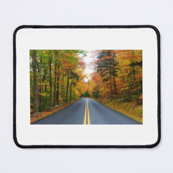 Item preview, Autumn Forest Scenic Drive - The Road Through Autumn Gold designed and sold by JohnManuelPhoto.