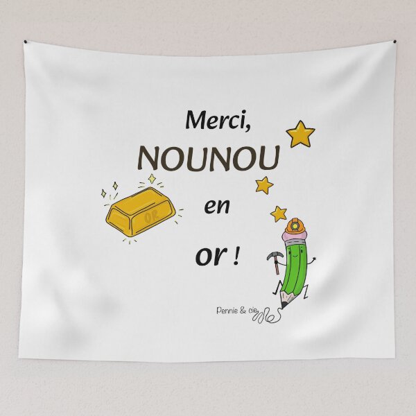 Item preview, Thank you, amazing nanny – gift idea for an exceptional nanny designed and sold by Pennie & cie.