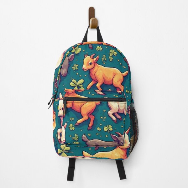 Item preview, Whimsical Pastel Goats in Clover Field designed and sold by dcohea.