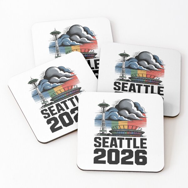 Item preview, Seattle 2026  Space Needle Stadium Skyline T-Shirt V1 designed and sold by DarylWelsh2024.