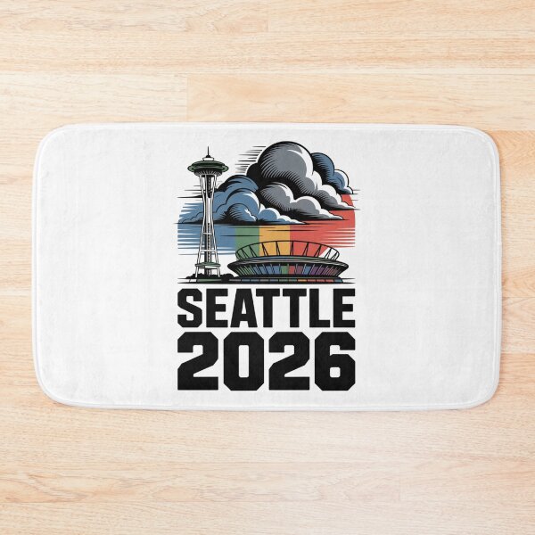 Item preview, Seattle 2026  Space Needle Stadium Skyline T-Shirt V1 designed and sold by DarylWelsh2024.