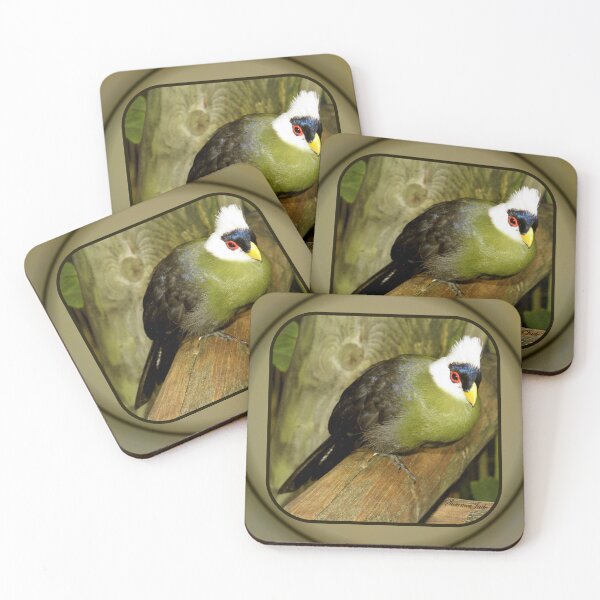 Item preview, White-Crested Turaco ~ a Green Bird designed and sold by SummerJade.