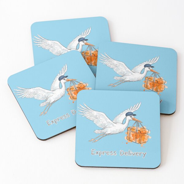Item preview, Express Delivery - Funny Ukrainian Stork Courier Satire designed and sold by SoulPT.
