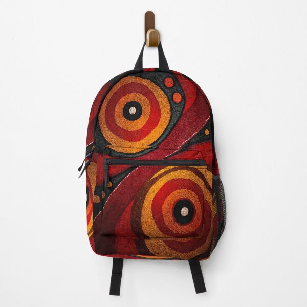 Item preview, Two Domes: Australian Aboriginal Art Tribal Wall Painting designed and sold by GrinGalore.