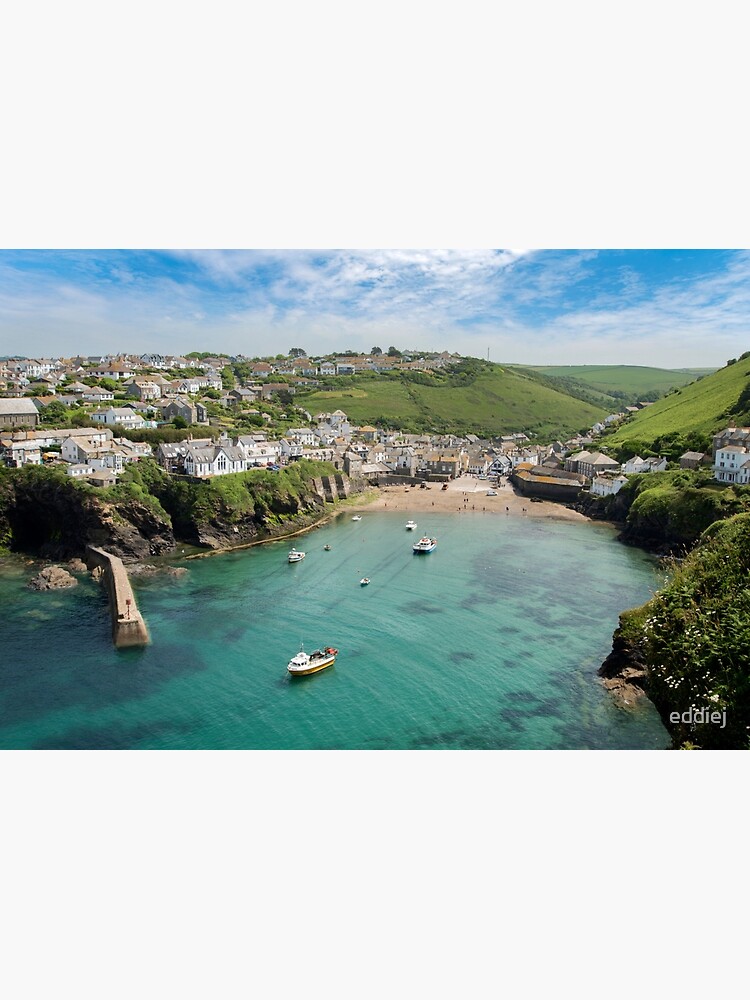"Port Isaac Cornwall" Canvas Print for Sale by eddiej Redbubble