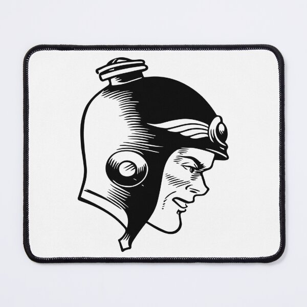 Item preview, Retro Futuristic Space Hero – Classic Buck Rogers Adventure Illustration designed and sold by Analog Aura .