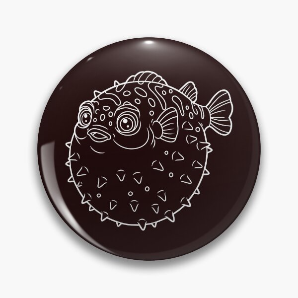 Item preview, Cute Puffer Fish Cartoon Illustration designed and sold by ArtPer-design.