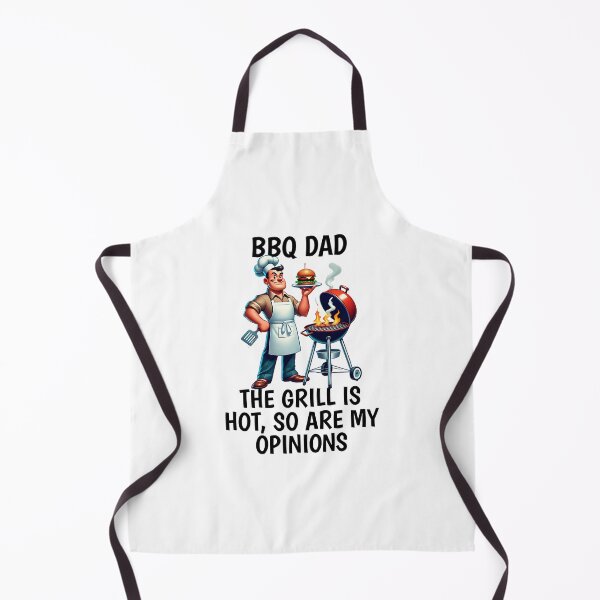 Item preview, BBQ Dad The Grill Is Hot So Are My Opinions T-Shirt | Dad Grilling Shirt designed and sold by SimpleJoy-SJT.