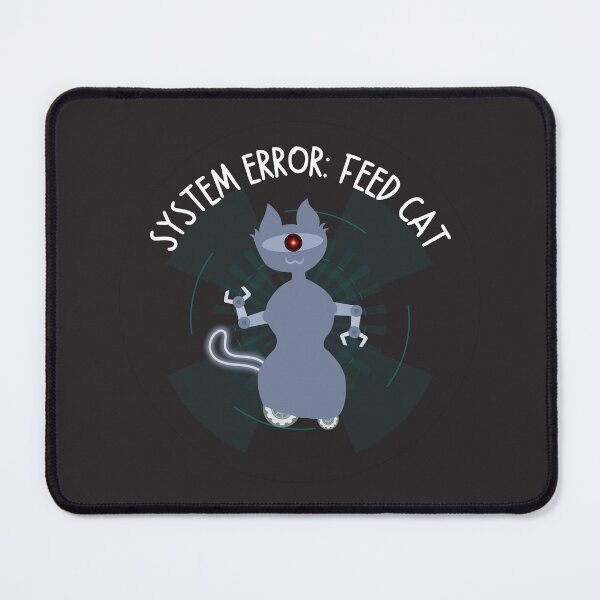 Item preview, Robot Cat System Error designed and sold by SashimiCatDesigns.