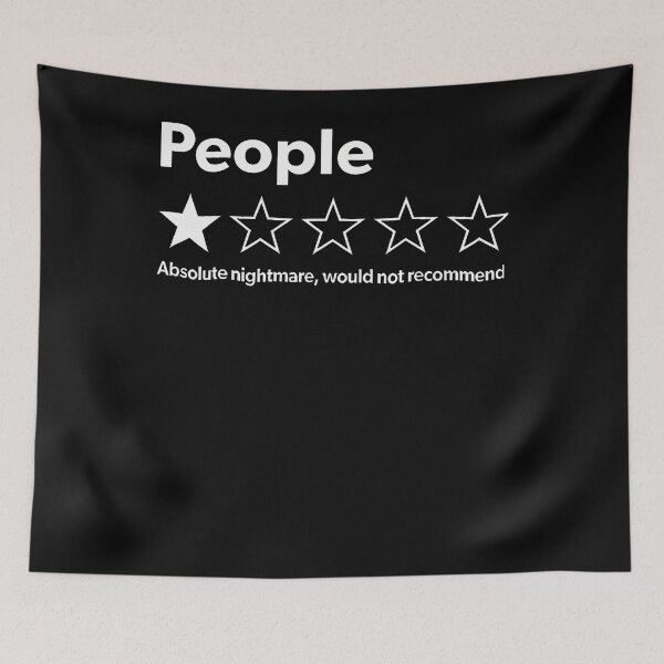 Item preview, People One Star Total Nightmare Would Not Recommend designed and sold by Fereskabilon.