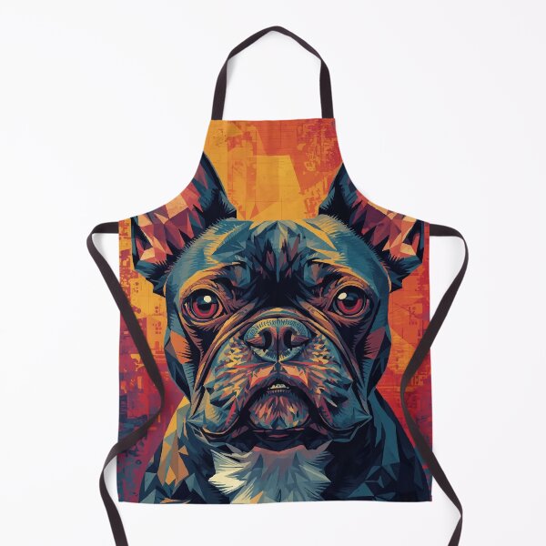 Item preview, Geometric Frenchie designed and sold by AbstractAnom.
