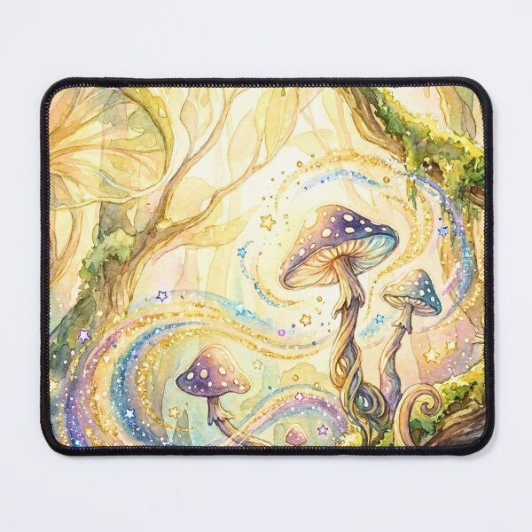 Item preview, Magical Rainbow Mushroom Fairycore Forest designed and sold by Storybook Botanica.