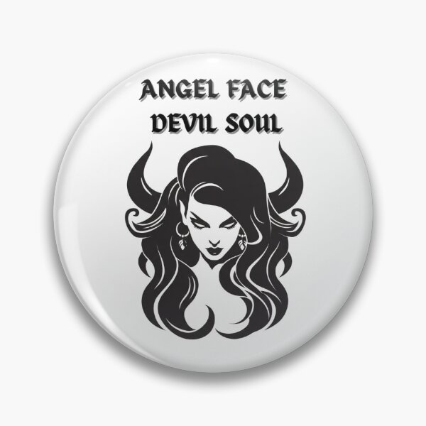 Item preview, Angel Face Devil Soul - Gothic Succubus Dark Feminine designed and sold by SipWithStyleArt.