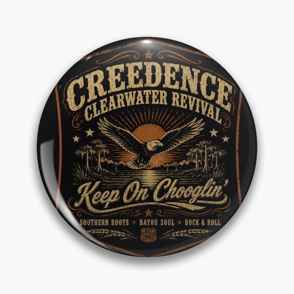 Item preview, Creedence Clearwater Revival Eagle Shirt | Vintage Southern Rock Roadhouse Western T shirt designed and sold by Simbera.