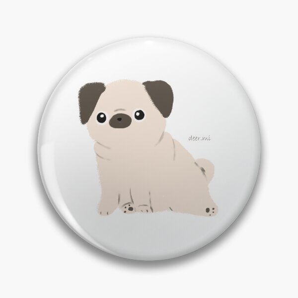 Item preview, Sitting pug designed and sold by LivingwithPasta.