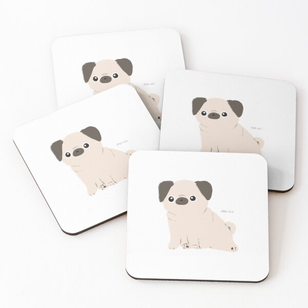 Item preview, Sitting pug designed and sold by LivingwithPasta.