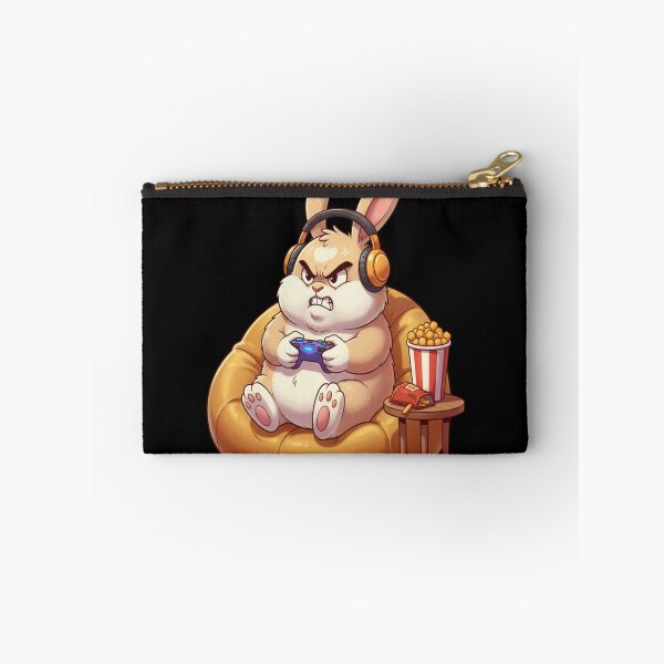 Item preview, Funny Rabbit Meme Humor Collection - Angry Gamer Bunny Cartoon – Funny Rabbit Gaming Meme designed and sold by MiraLumeStudio.