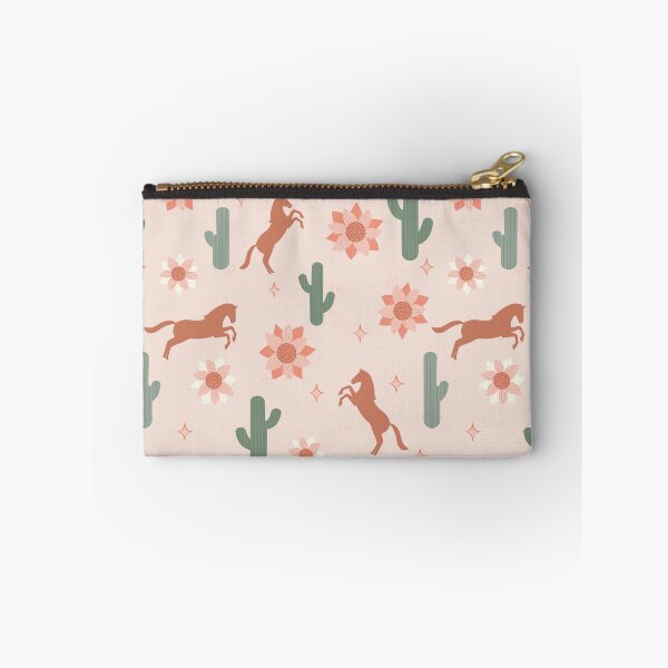 Item preview, Wild West Horse and Cactus Seamless Pattern Boho Desert Aesthetic designed and sold by anigui.